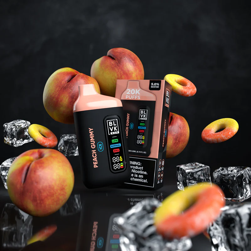 BLVK Peach Gummy Ice