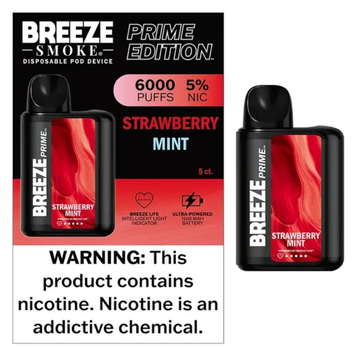 Breeze Prime - Strawberry Mint