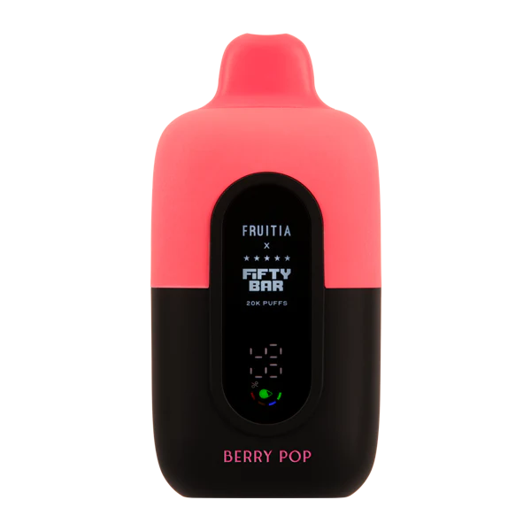 Berry Pop FRUITIA X Fifty Bar 20K